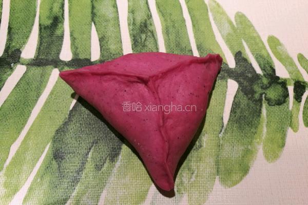 豆沙麻薯火龙果面包的做法图解14