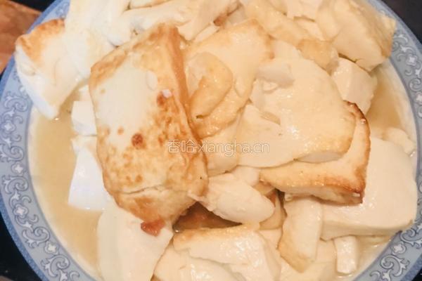青菜豆腐的做法图解4