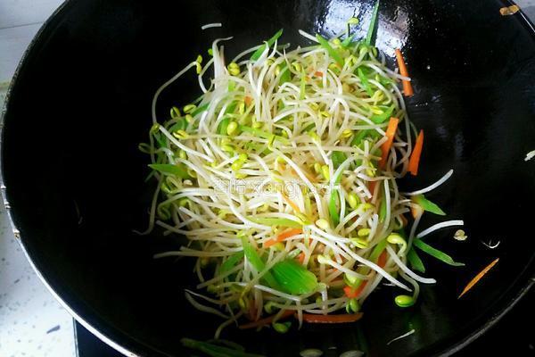 素炒黄豆芽的做法图解7