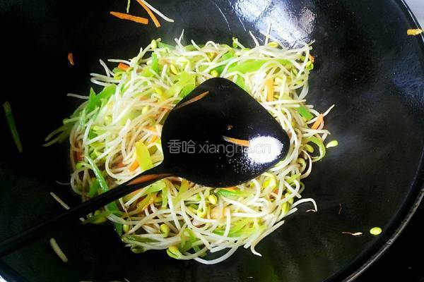 素炒黄豆芽的做法图解8