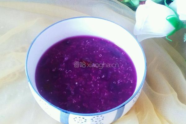 三色藜麦紫薯粥的做法图解8