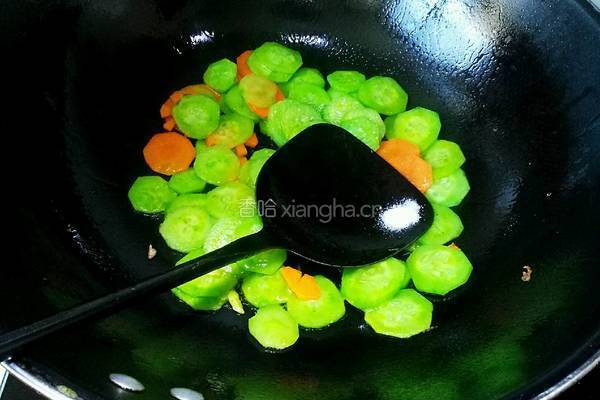 黄瓜炒蛋的做法图解6