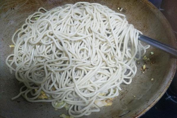 辣笋炒面的做法图解6