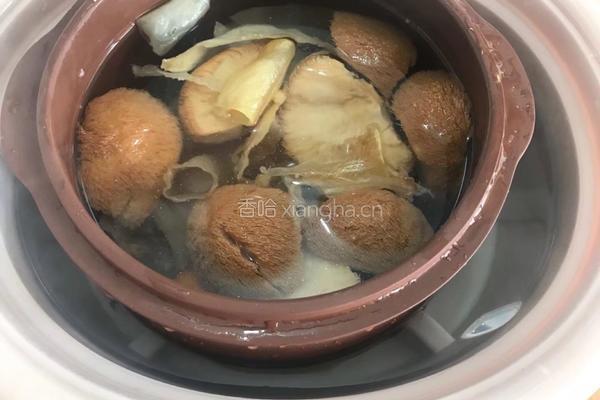 【呷补丨煲汤】猴头菇花胶炖鸡肉汤（3人份）的做法图解6