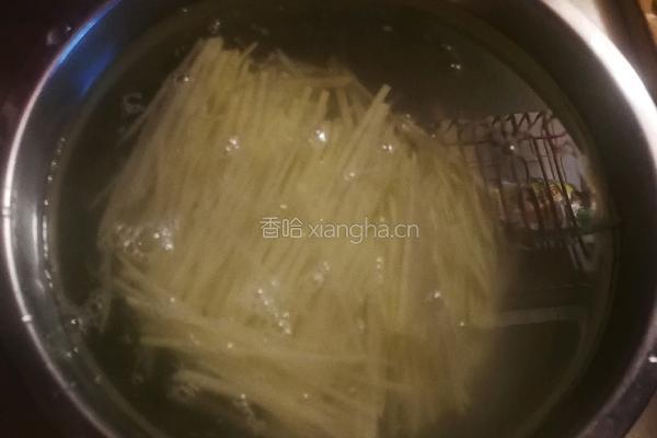 醋溜土豆丝的做法图解3