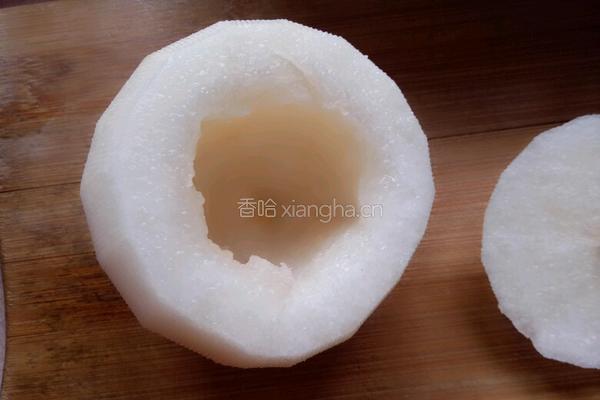 冰糖雪梨炖银耳的做法图解4