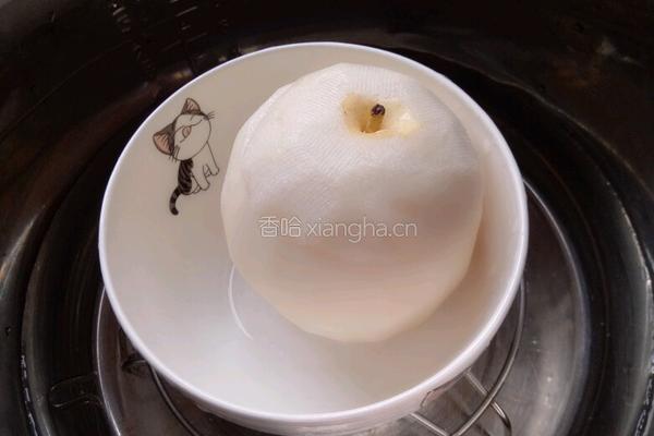 冰糖雪梨炖银耳的做法图解8