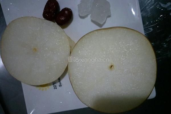 冰糖银耳蒸梨盅的做法图解3