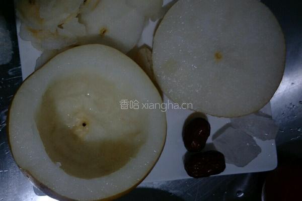 冰糖银耳蒸梨盅的做法图解4