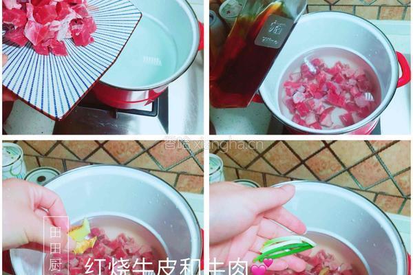 红烧牛皮的做法图解2
