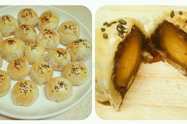 蛋黄酥的做法图解11