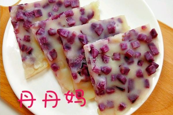 宝宝辅食紫薯软饼的做法图解8