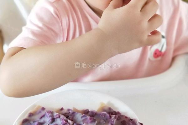 宝宝辅食紫薯软饼的做法图解10