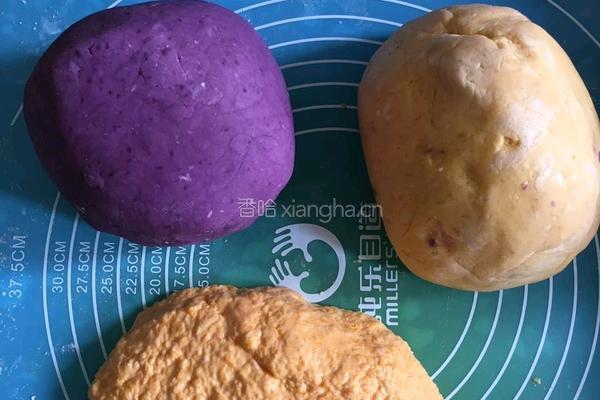 彩色芋圆的做法图解6