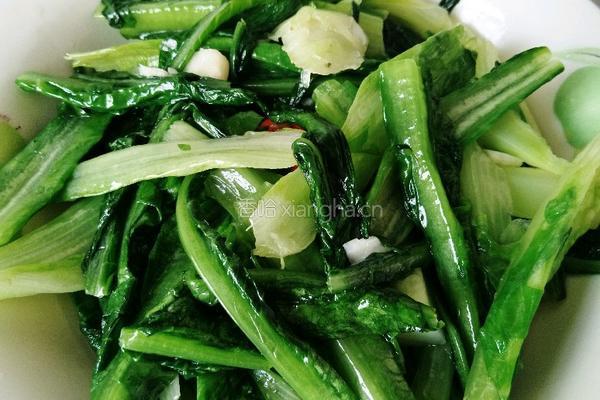 蒜蓉油麦菜的做法图解9
