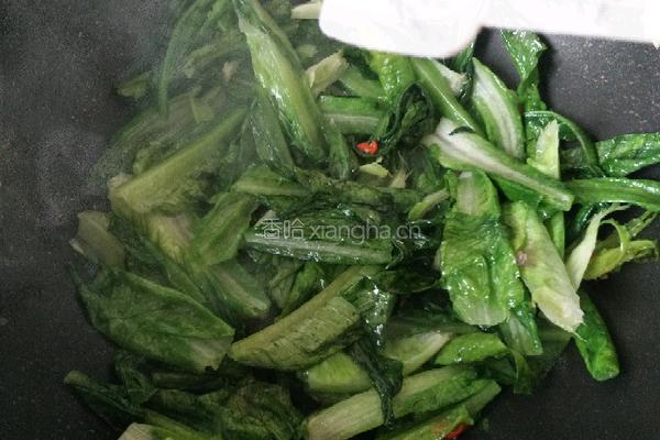 蒜蓉油麦菜的做法图解7