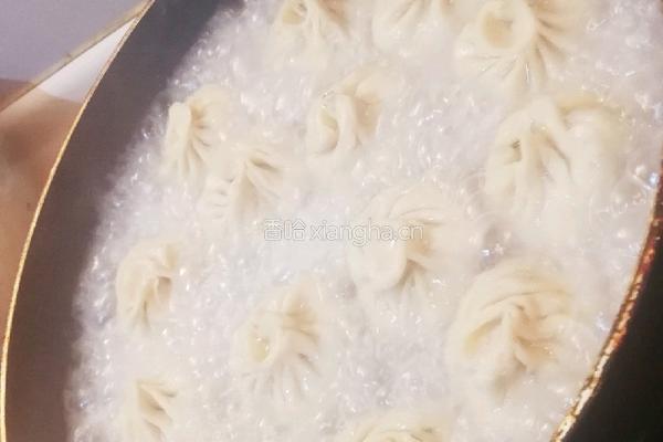 油菜香菇素煎包的做法图解9