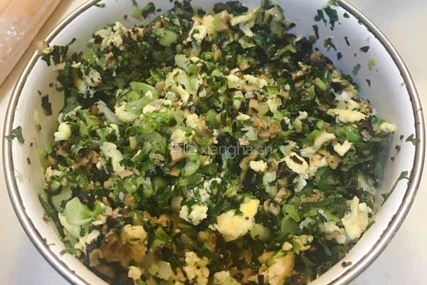 油菜香菇素煎包的做法图解4