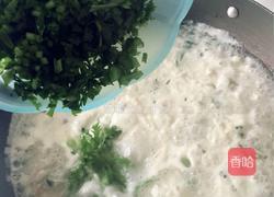 茼蒿蛤蜊疙瘩汤的做法图解15