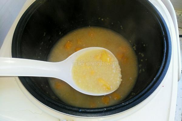 红薯麦片小米粥的做法图解6