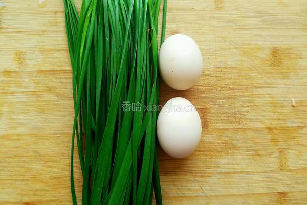 韭菜炒蛋的做法图解1