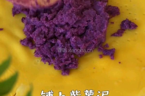 巧克力紫薯蛋卷的做法图解6
