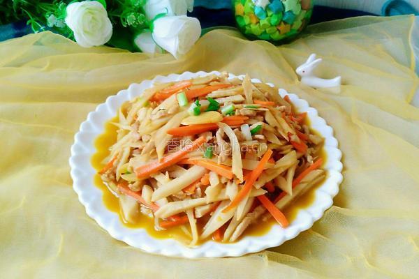 莲藕炒肉丝的做法图解8