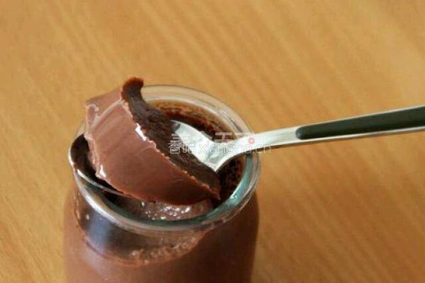 巧克力布丁的做法图解6