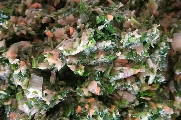 荠菜馅饺子的做法图解1