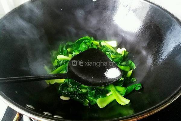 炒青菜的做法图解6