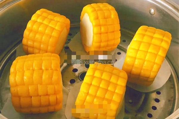 真假玉米馒头的做法图解16