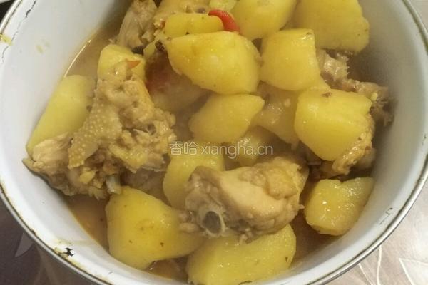 土豆烧鸡块的做法图解8