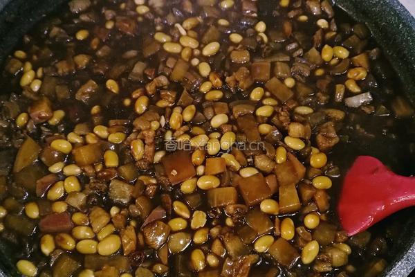 老北京肉皮酱豆的做法图解12