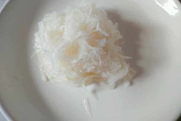 葱油萝卜丝的做法图解5