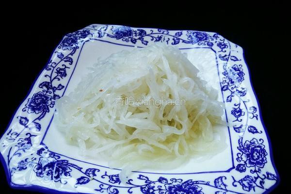 葱油萝卜丝的做法图解8