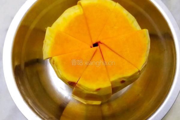 桂花蜜汁南瓜的做法图解2