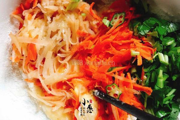 懒人蔬菜饼的做法图解4