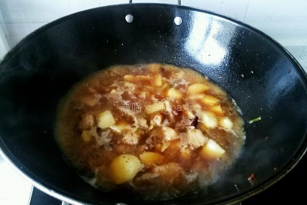 芋头烧肉的做法图解7