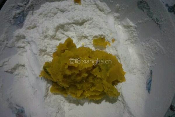 相思红豆南瓜包的做法图解3