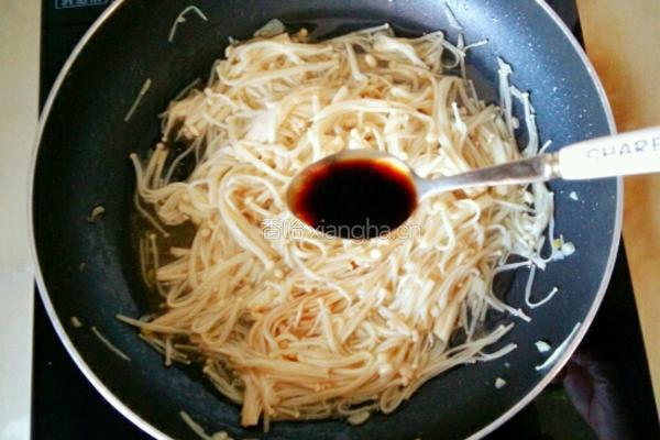 蚝油金针菇的做法图解7