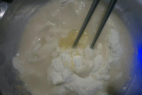 双色发糕的做法图解4