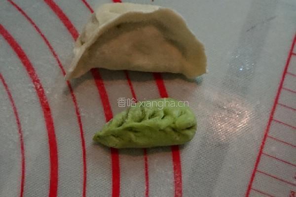 小小彩色饺子的做法图解6