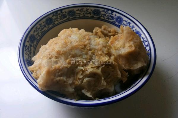 酸菜汆白肉的做法图解5