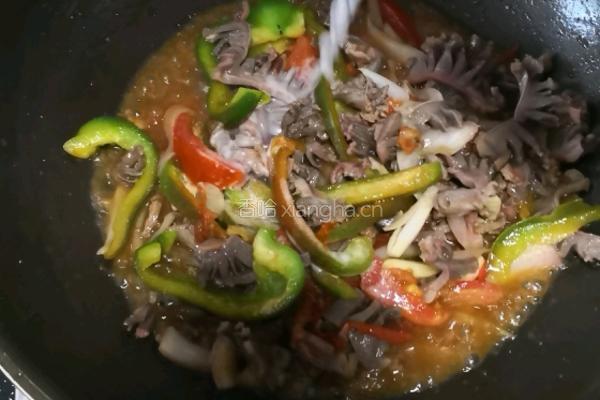 炒鸭胗的做法图解5
