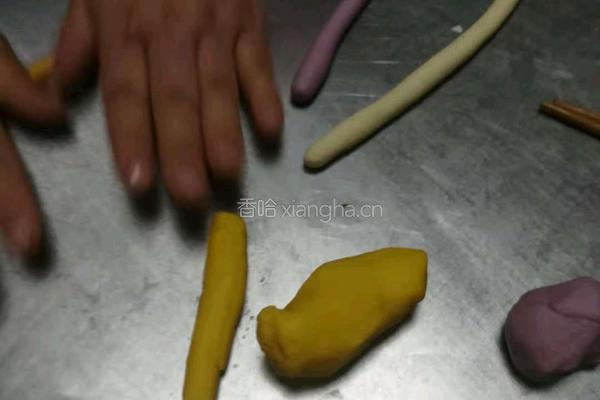 绣球馒头的做法图解5