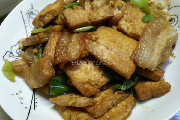 煎豆腐五花肉的做法图解6