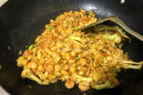 海鲜焖麻食的做法图解10
