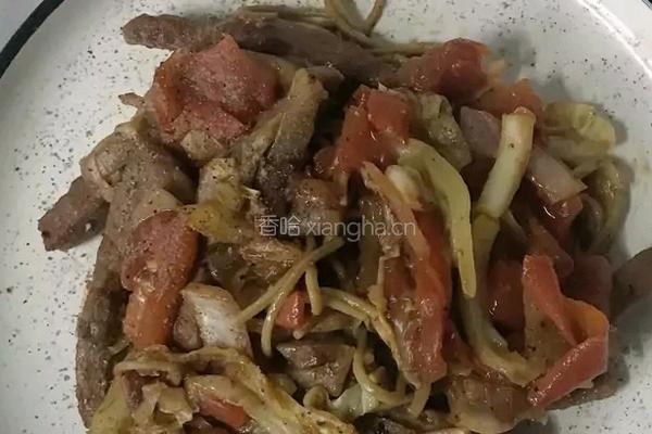 黑椒牛柳炒面（减脂