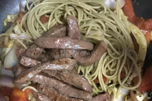 黑椒牛柳炒面（减脂的做法图解7