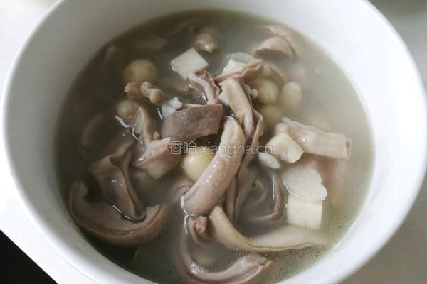 四神猪肚汤的做法图解4